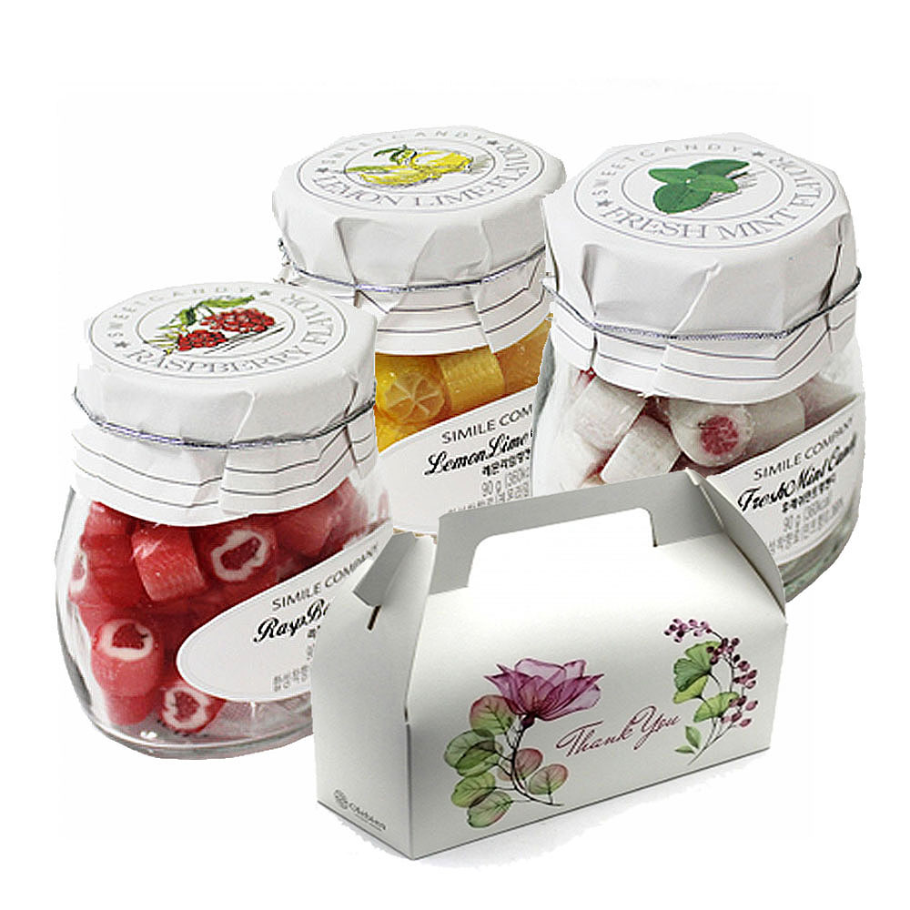 수제사탕 허브캔디 3개입세트 화이트데이사탕선물, 270g, 1세트 21,800원