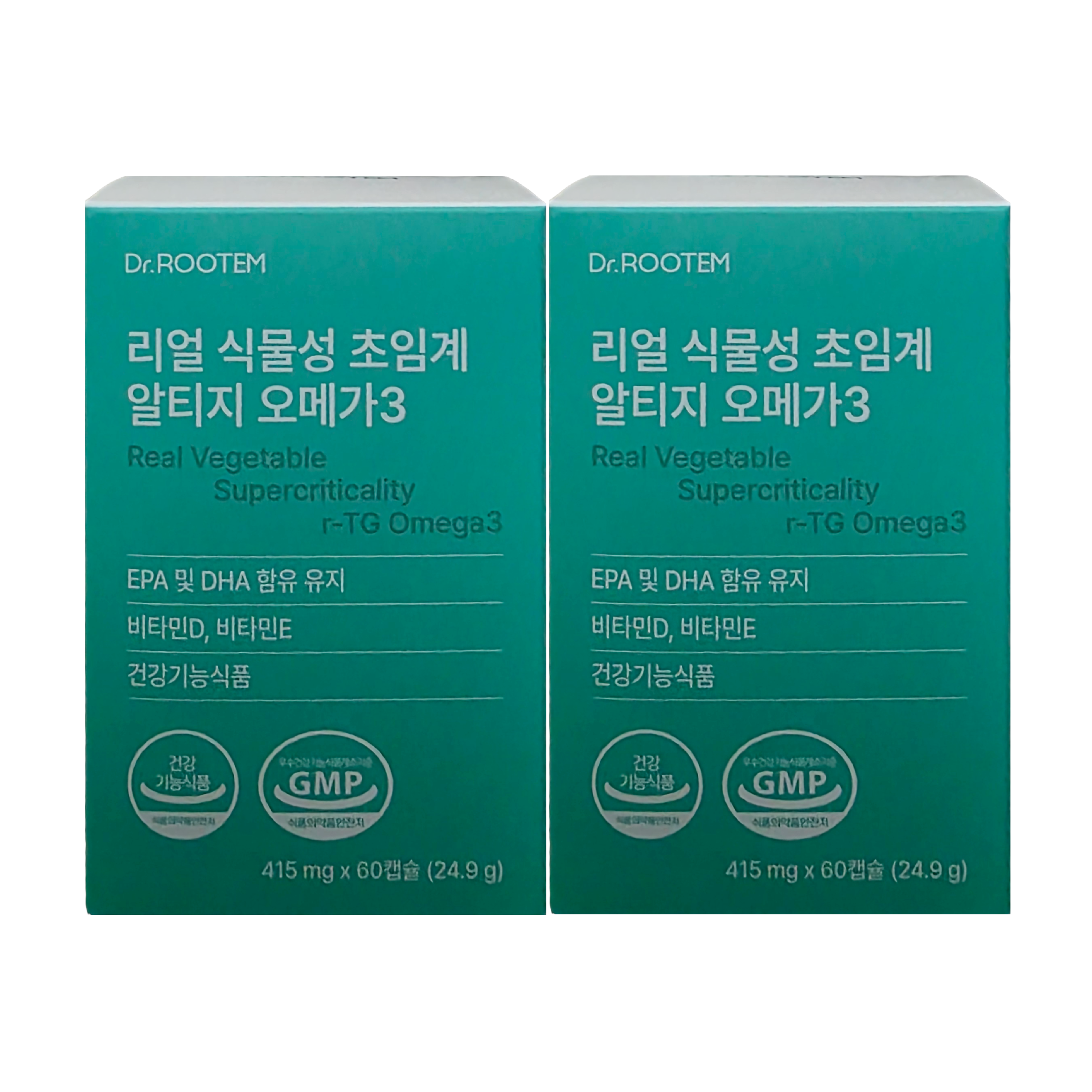 닥터루템 리얼 식물성 초임계 알티지 오메가3, 2박스, 30회분 43,500원