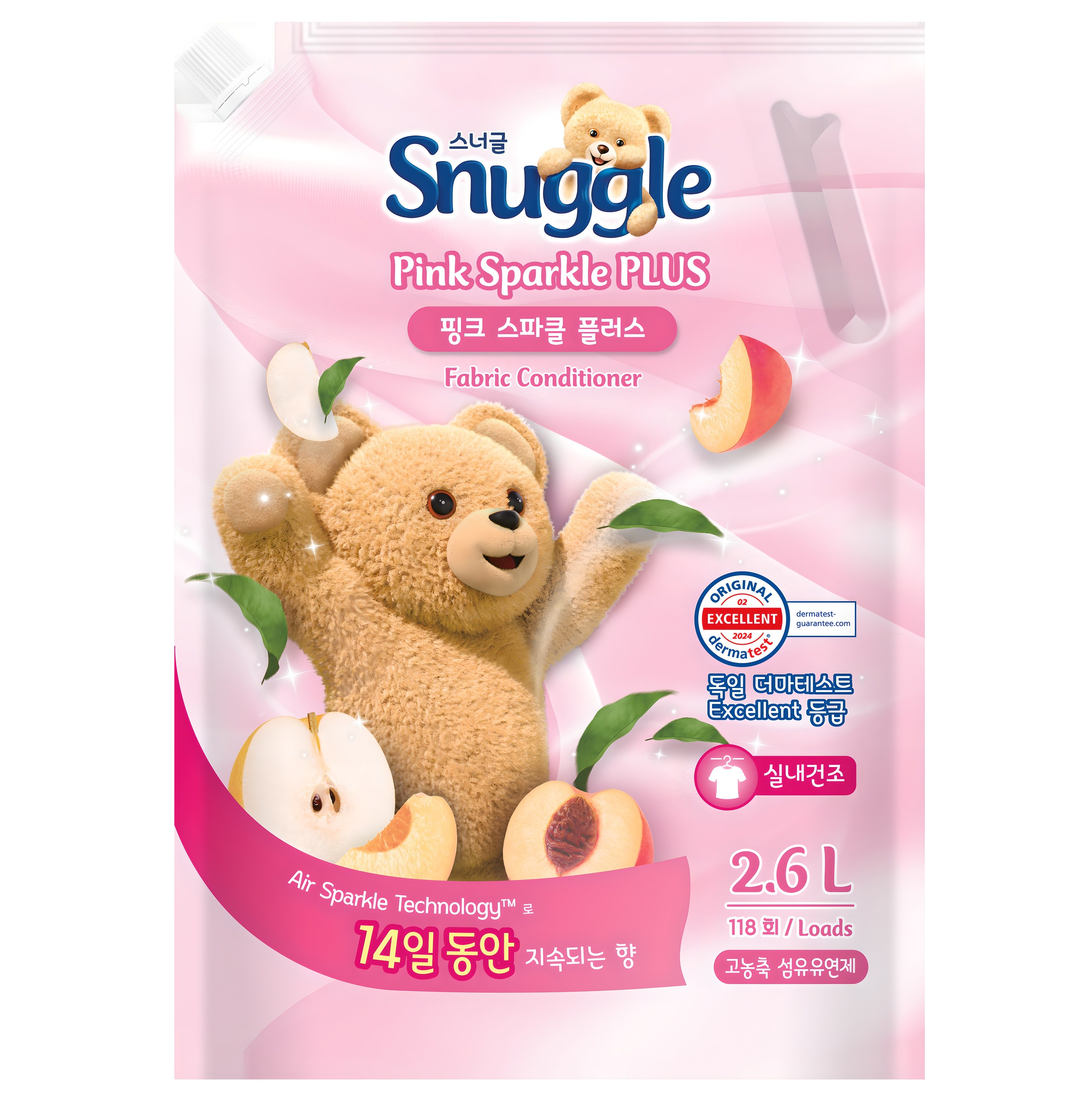 스너글 실내 건조 섬유유연제 핑크 스파클 플러스 리필 10,500원