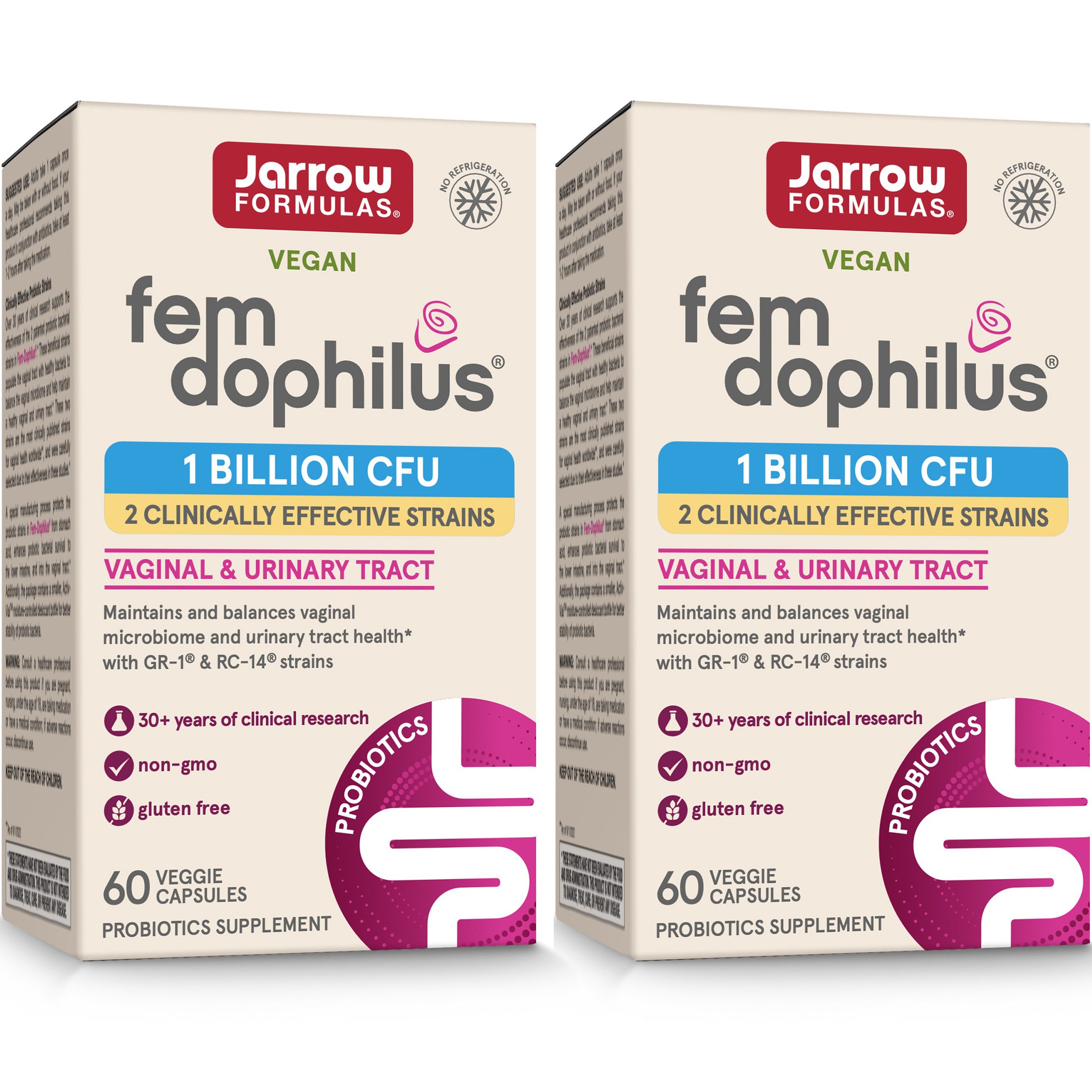 재로우 펨 도필러스 유산균 서플먼트 10억 CFU 베지 캡슐 59,980원