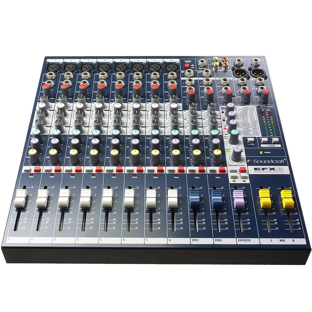 SOUNDCRAFT EFX8 / EFX-8 / 사운드크래프트 / EFX 8 / 8채널 아날로그 믹서 / 정품 / 소형믹서 / 소형콘솔 / 공연 행사 버스킹 교회음향 / 당일발송 793,100원