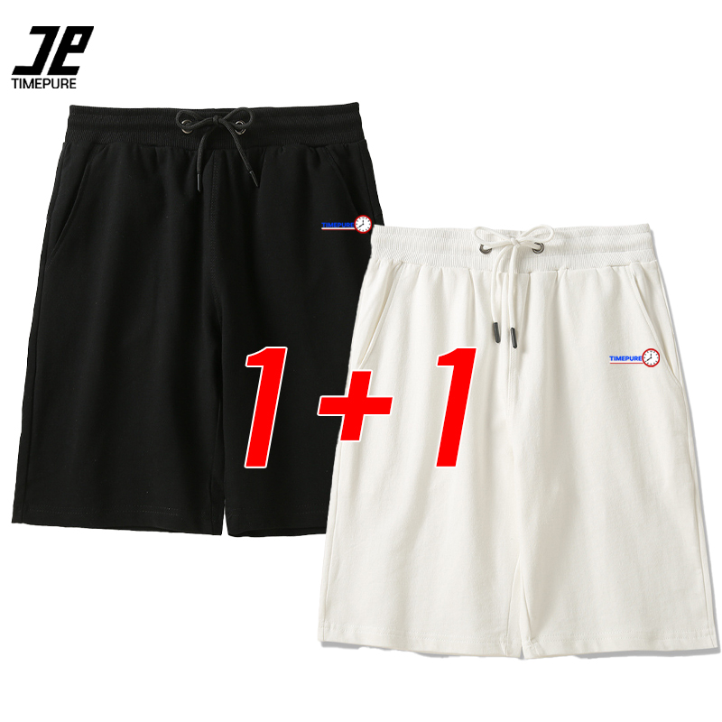 타임퓨어 1+1 남자 여름 시원한 면 반바지 데일리 트레이닝 와이드 팬츠 운동 5부반바지 밴딩 반바지 캐주얼 커플 편한반바지 2p 29,990원