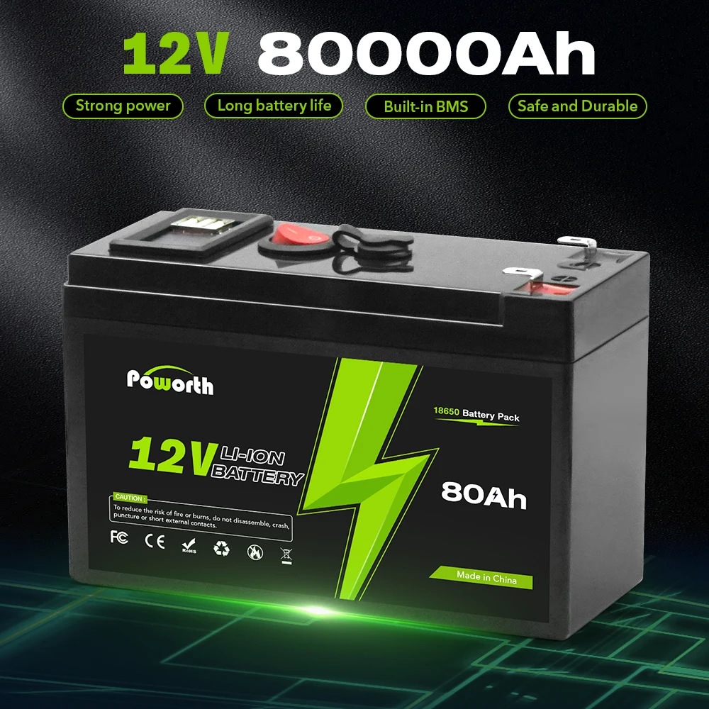 12V 리튬 배터리 150Ah LiFePO4 4000+ 딥 사이클 내장 BMS 10년 수명 UPS 카약 어군탐지기 검출기 파인더 61,500원