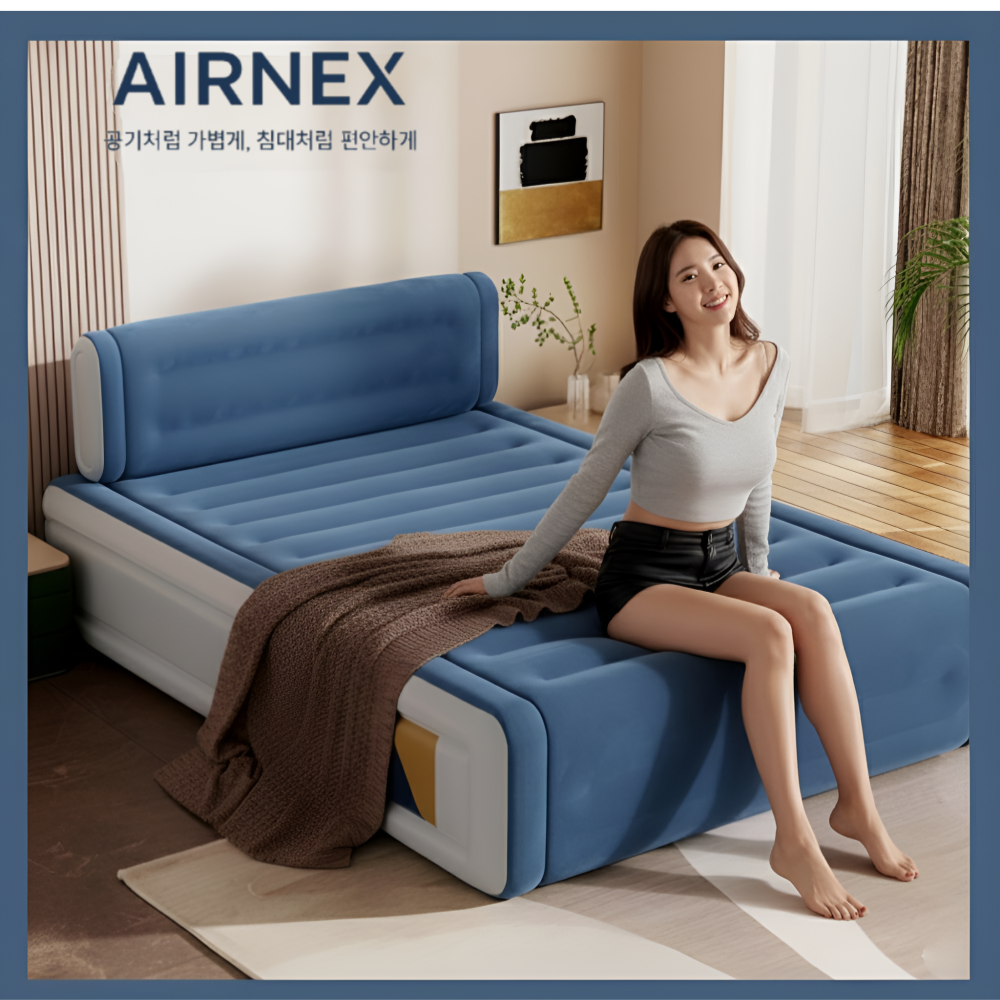 에어넥스 프리미엄 자동충전식 에어매트 자충매트 캠핑매트 1인용 싱글 더블 1인용 4인 2인용 3인용 차박 특대형 매트리스 121,000원