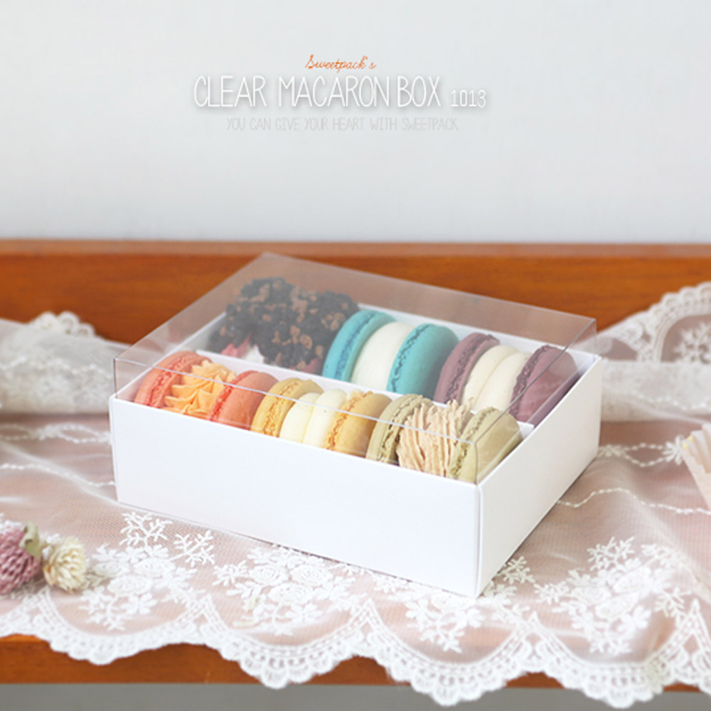 이홈베이킹 대용량-윗투명마카롱상자 10x13 100개 70,000원