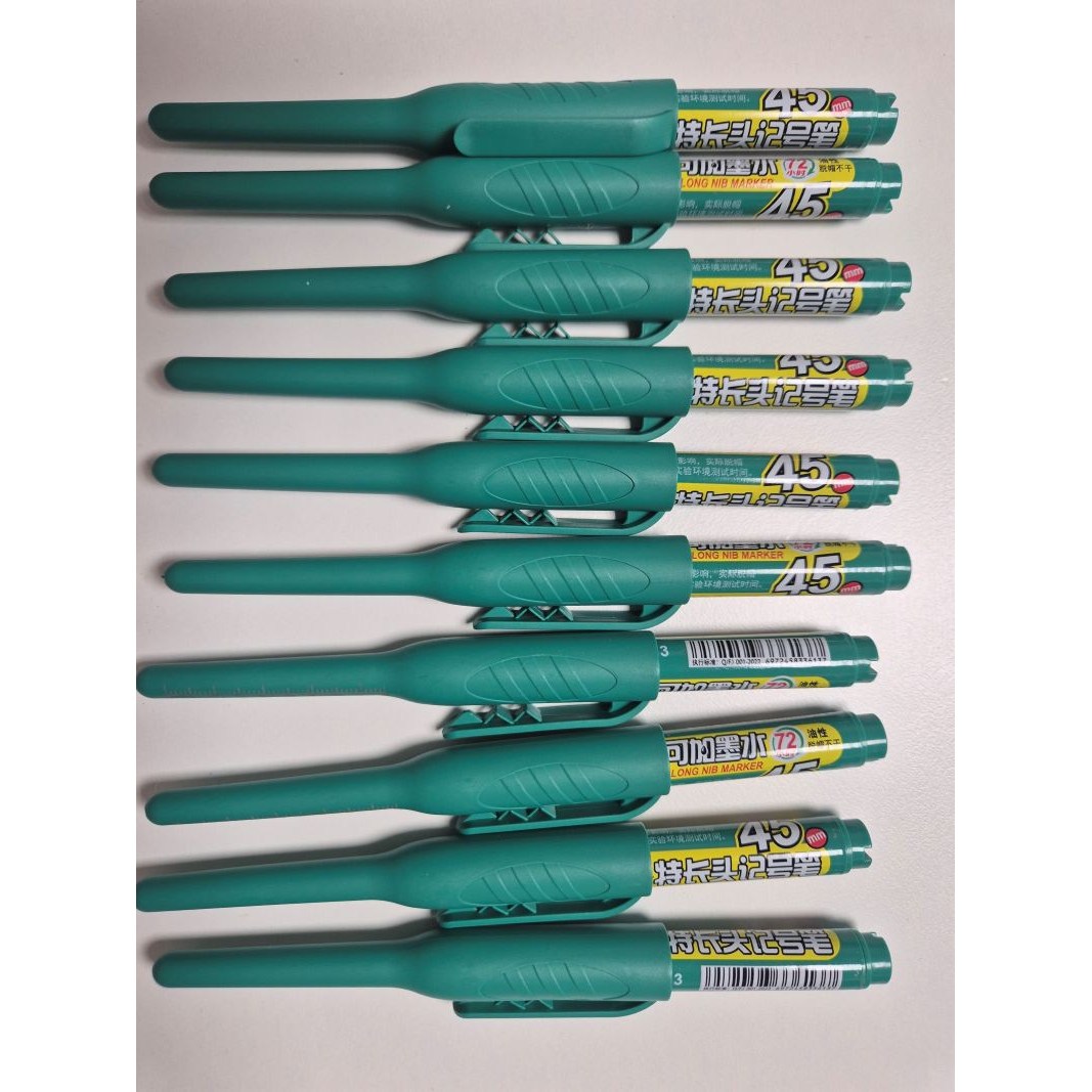 신나서상사 공업용 인테리어 긴촉 롱닙 마카펜, 10개, 1색, 그린 10,900원