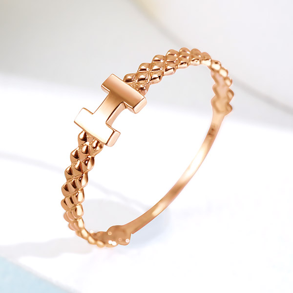 골드앤 18K 헤비스 반지 (R10980) 에이치라인 명품 로즈골드 여자 골드 반지 410,500원