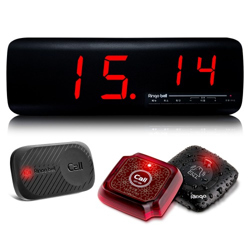 무료배송 수신기1대+호출벨8개 세트 식당벨 콜벨 테이블벨 주문벨 알림벨 차임벨 병원벨 당일발송 120,000원