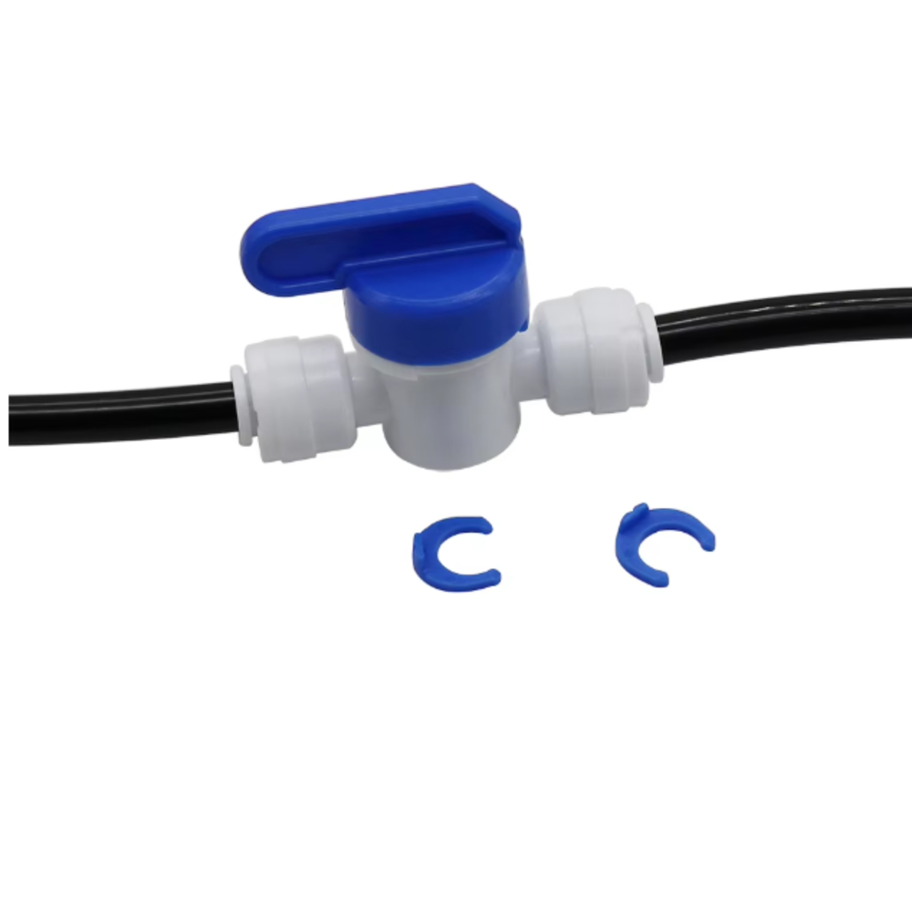 정수기 부품 연결 부속품 중간 밸브 6,000원