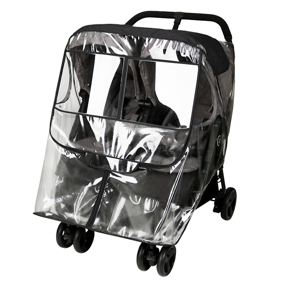 와우베이비 쌍둥이 유모차 레인커버 68,000원