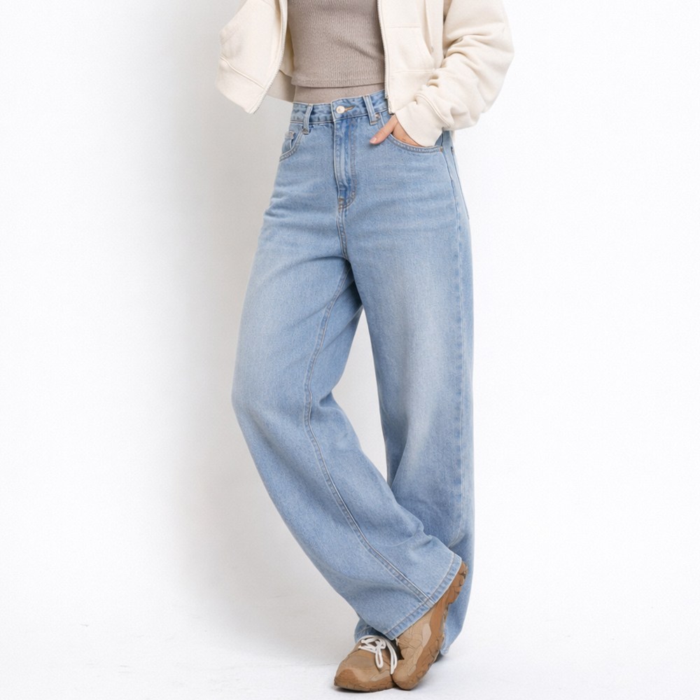 [GTM] SQ-3006 세미커브드뒷밴딩데님팬츠 여자 청바지 허리 밴딩 체형보완 군살커버 데님 코튼100% 33,800원