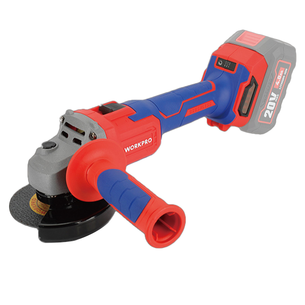 워크프로 20V 충전 앵글그라인더 4인치 +배터리 4.0Ah 세트 WP392001, 1세트 208,000원