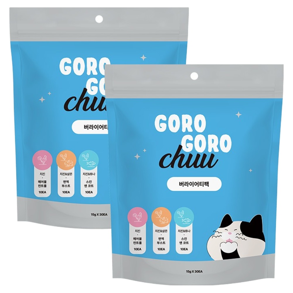 gorogoro 고양이 츄 버라이어티팩 11,800원