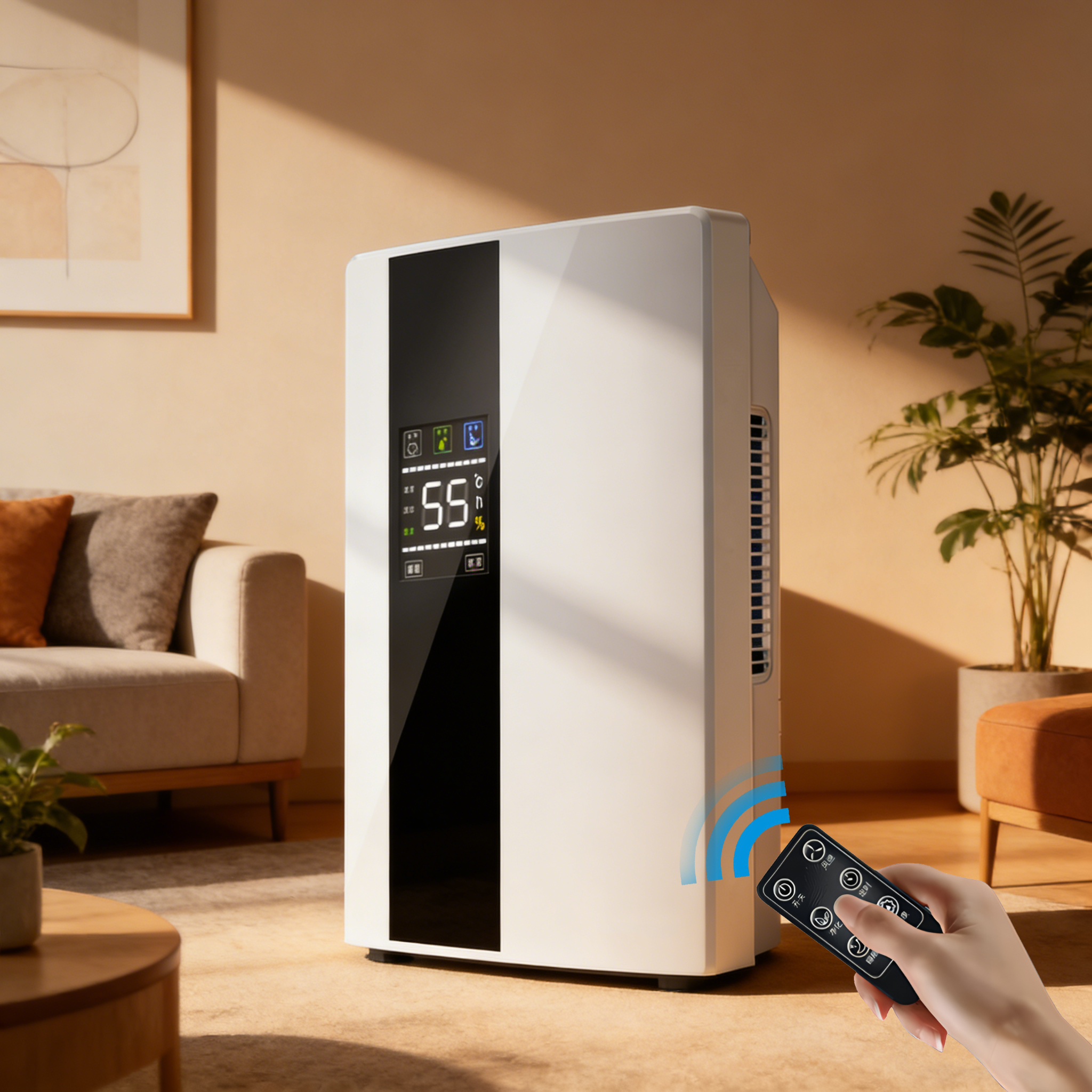 RichMagic 가정용 제습기 침실 무음 제습기 소형 지하실 흡습 건조 방습기, QM-CS10E 109,850원