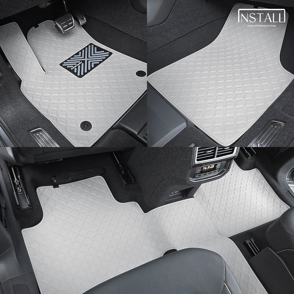 더뉴 아틀라스 2025 스퀘어 가죽 카매트, 토프, 아틀라스 6인승 49,800원