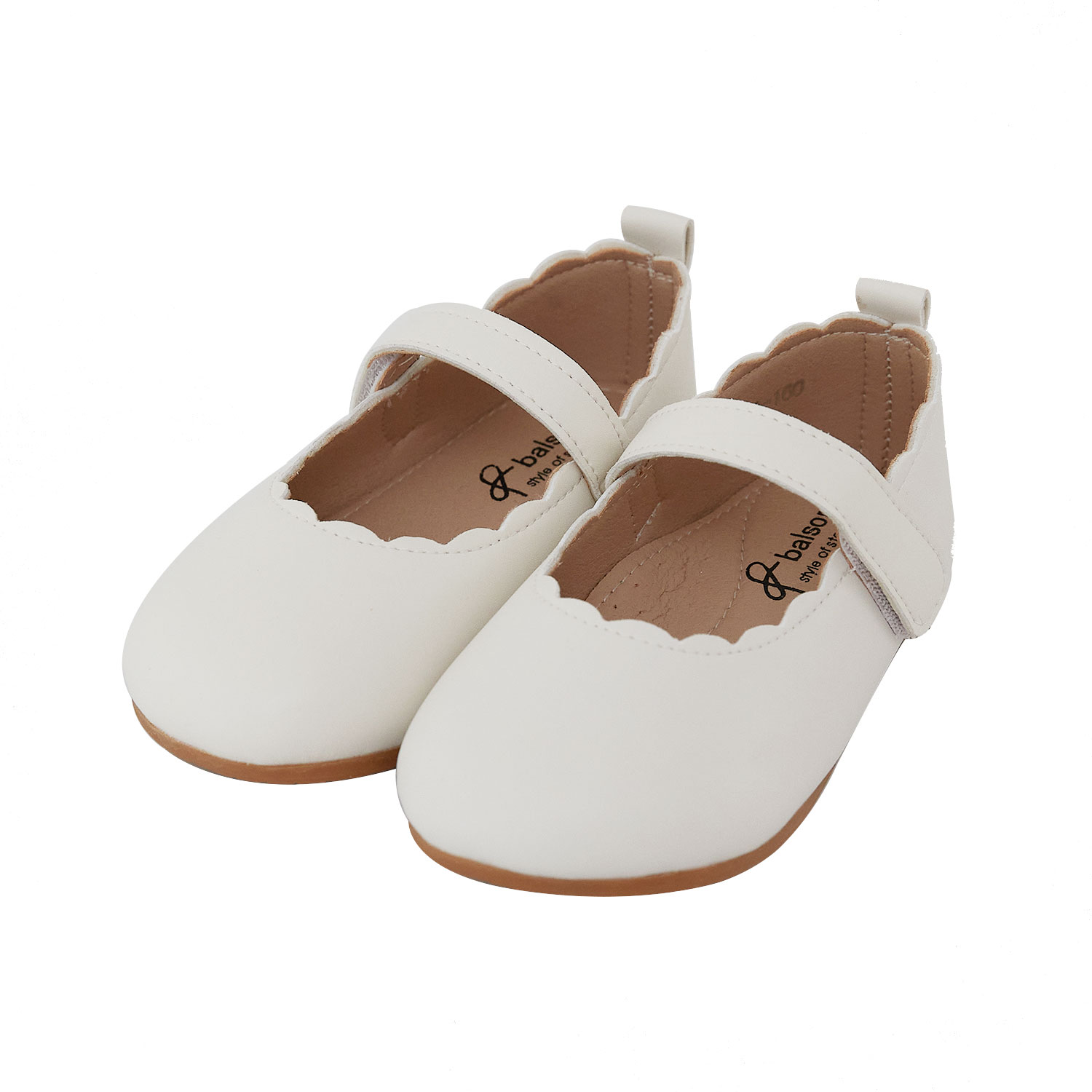 발소리 베이비쨈 여아용 물결 플랫 구두 31,900원