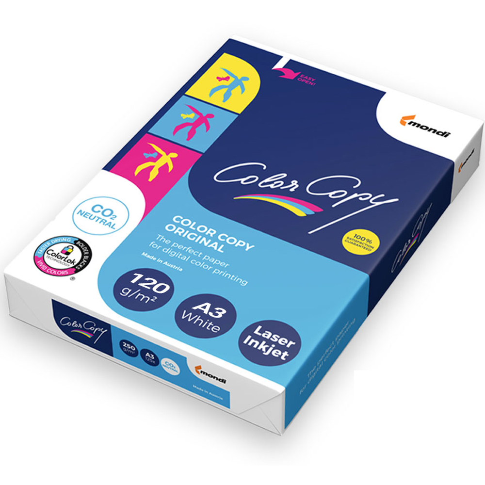 몬디 Color Lok 특수표면 정밀평탄도 Color Copy 복사용지 백색 120G, A3, 250개 34,000원