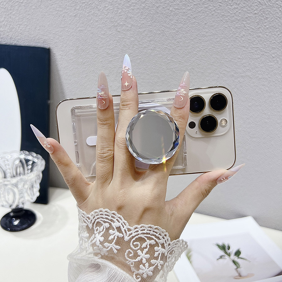 맥세이프 거울 카드지갑 수납 그립톡 다이아몬드 미러 스마트 톡 자석 홀더 거치대, 1개, 미러 그립톡 (다이아몬드) 8,500원