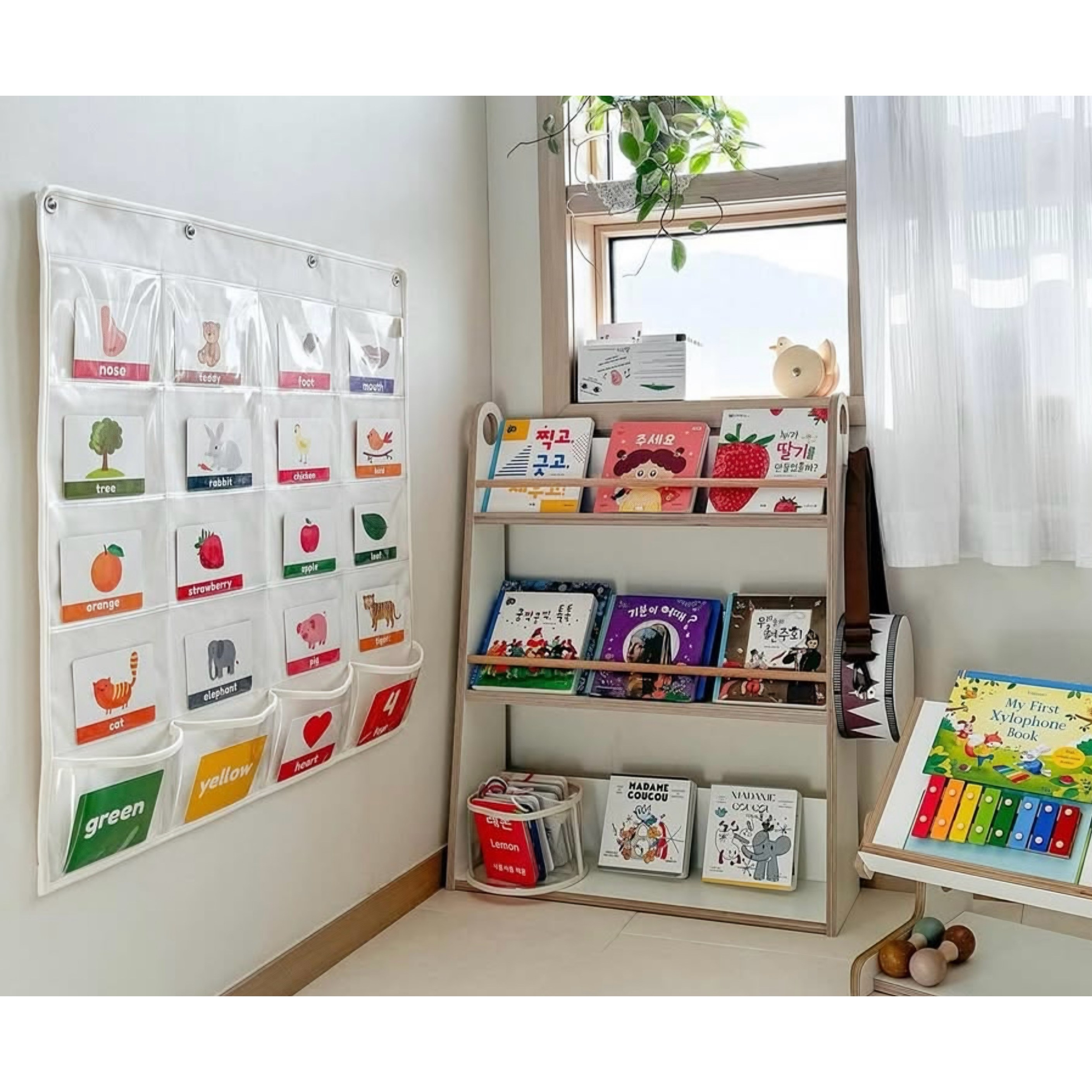 Amoo 낱말카드 포켓차트 아무차트 (기본구성 부착용품은 배송란에 메모해주세요), 꼭꼬핀추가 없음 28,900원