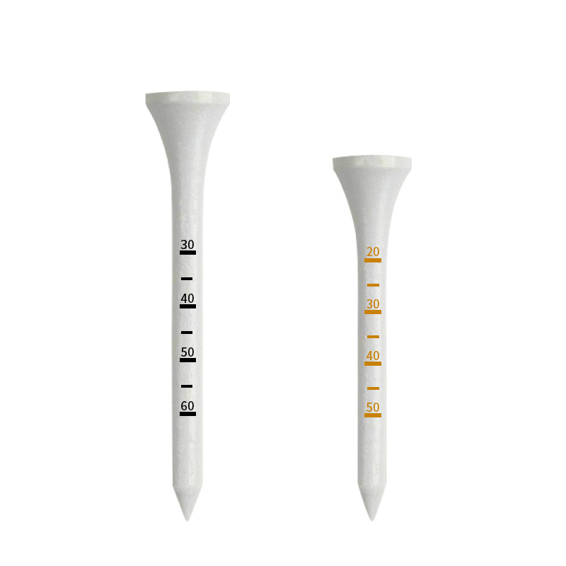 골프 눈금티 높이조절 일정한 티업 체크 눈금 골프티 나무티 30개, 1개 5,000원