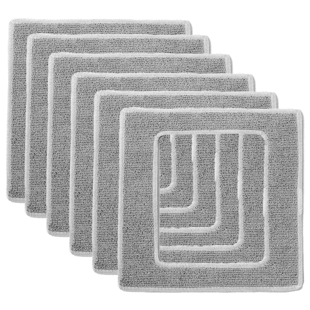 PHILOGEO 스마트 창문로봇청소기 호환 극세사 걸레 패드, 6개, 회색 14,800원