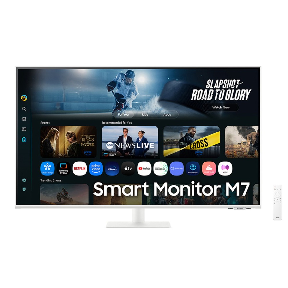 삼성전자 스마트모니터 M7 S43DM701 화이트 107.9cm 4K UHD 599,000원