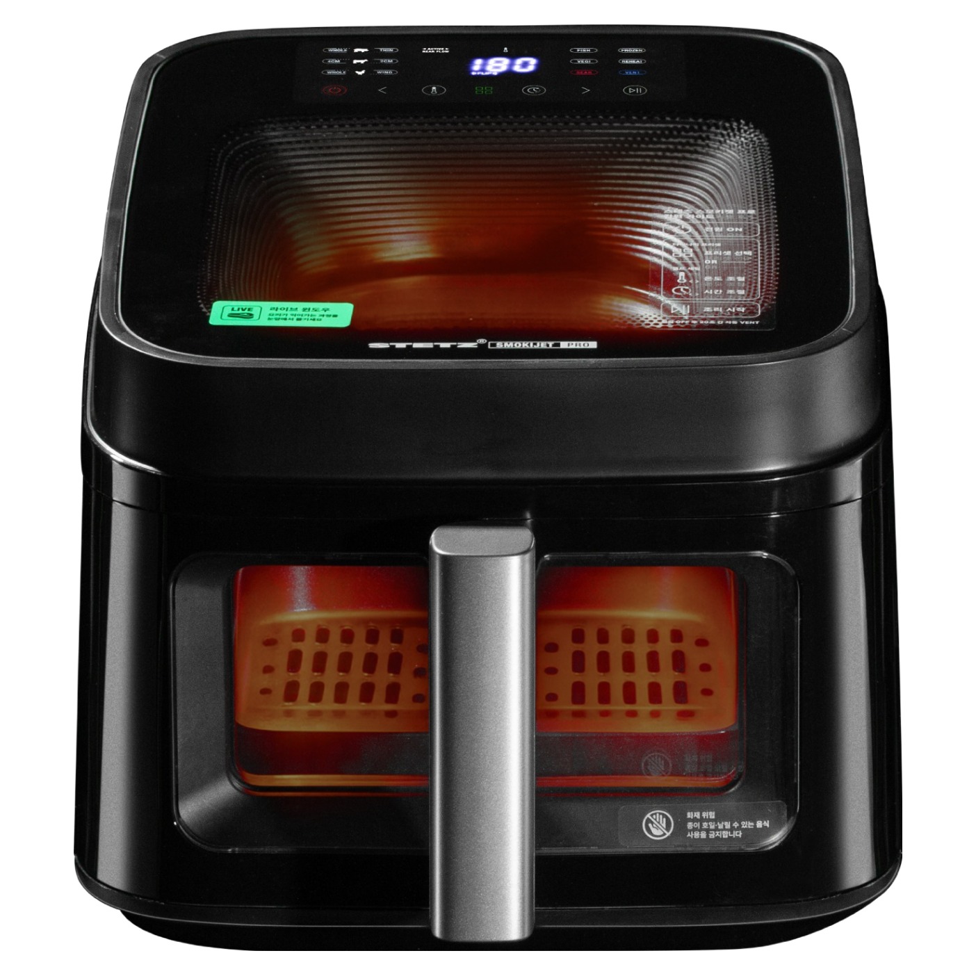 스테츠 스모키젯 프로 윈도우 에어프라이어 6.5L, 블랙, AF-FE6513-A 185,000원