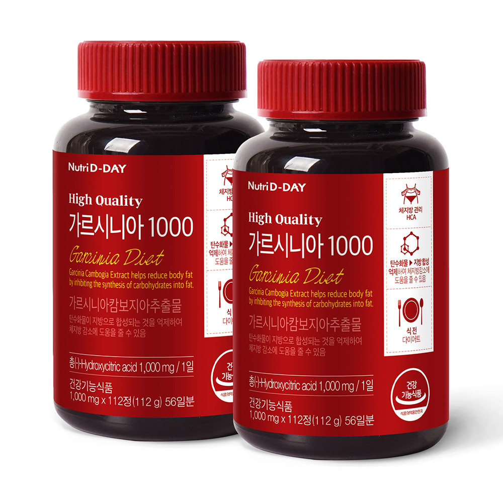 뉴트리디데이 가르시니아 1000, 112정, 2개 24,900원
