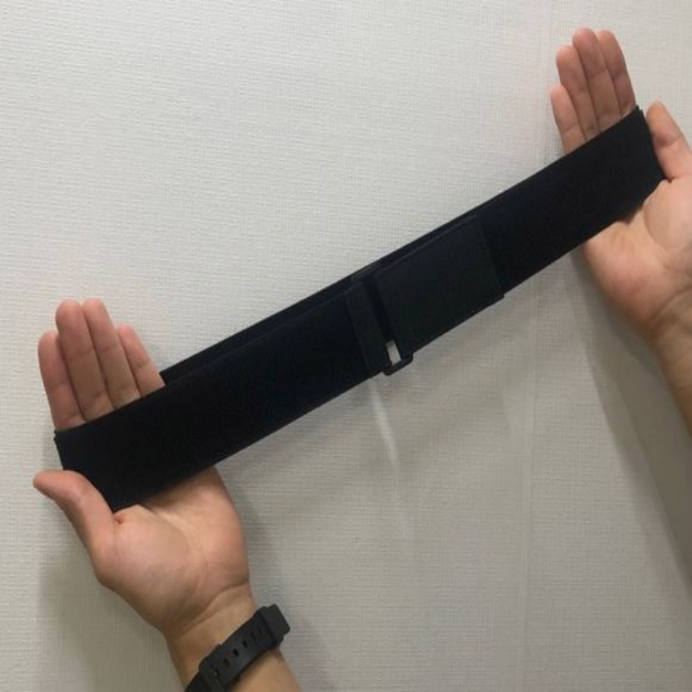 양드레 벨크로스트랩 탄성 (와이드 롱블랙) 고정 찍찍이밴드, 블랙, 1개 1,400원