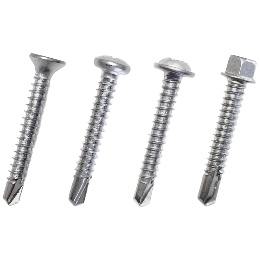 리우툴 스텐 직결피스 나사 못 철판 목재 양날 기리피스 접시 둥근 와샤 육각머리 13-100mm 30원