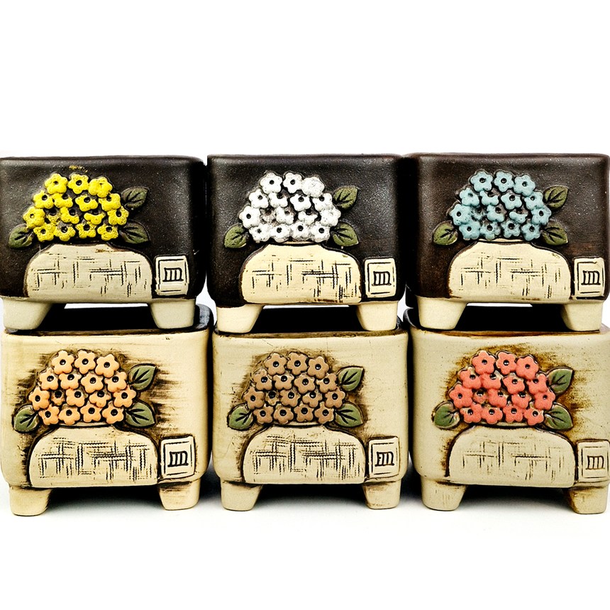 무배 행복한꽃그릇 명플라워 혼합6종세트 모음전 중형 다육이화분 분갈이흙, 꽃색상지정불가, 6개 44,000원