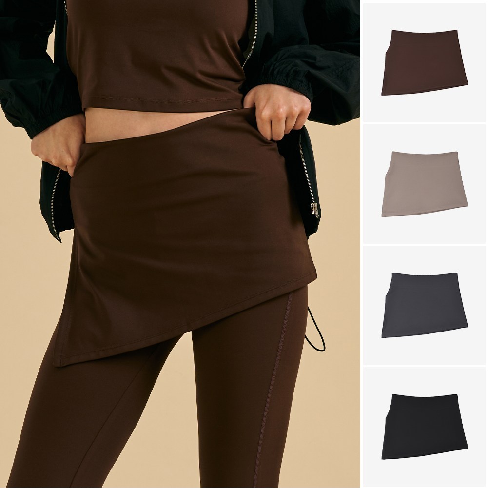 콘치웨어 트임 커버업 스커트 4colors 요가 필라테스 운동복 37,000원