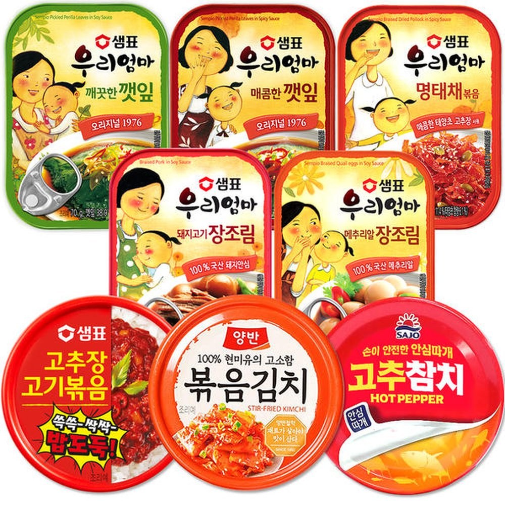 샘표동원우리엄마 반찬8종세트/자취생반찬/ 밑반찬/깻잎 고추참치 볶음김치 장조림 37,940원