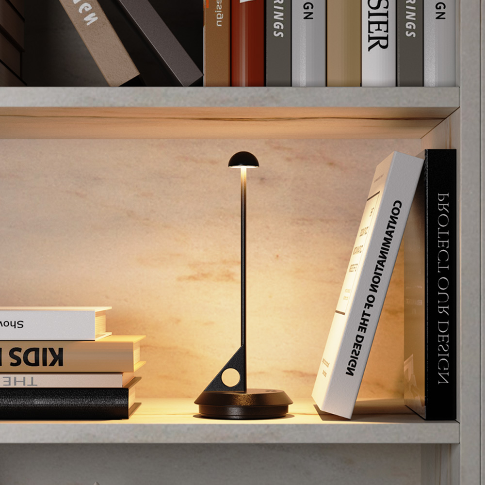 UBIQUA LUME 유비콰 무드등 인테리어 조명 LED 충전식 포터블 테이블 램프 디밍, 블랙 378502 148,000원