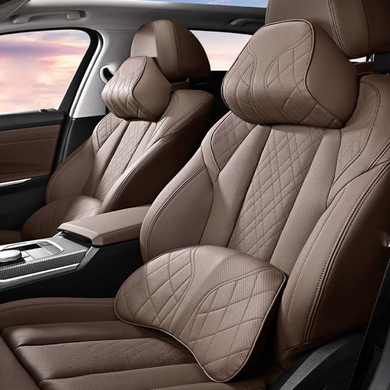 크로니클 웹라인 프리미엄 전체 차량 호환 목 쿠션 + 요추 쿠션 세트 63,400원