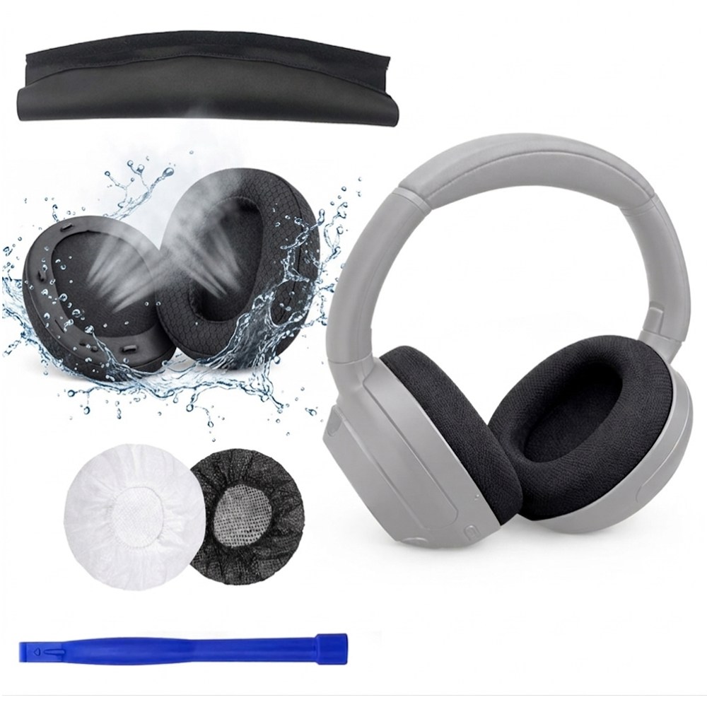 호환 김가루방지 메쉬형 소니 WH-ULT900N WH-XB910N 패브릭 이어패드 교체용 무선 헤드폰 커버 솜 쿠션 4종 풀세트 12,900원