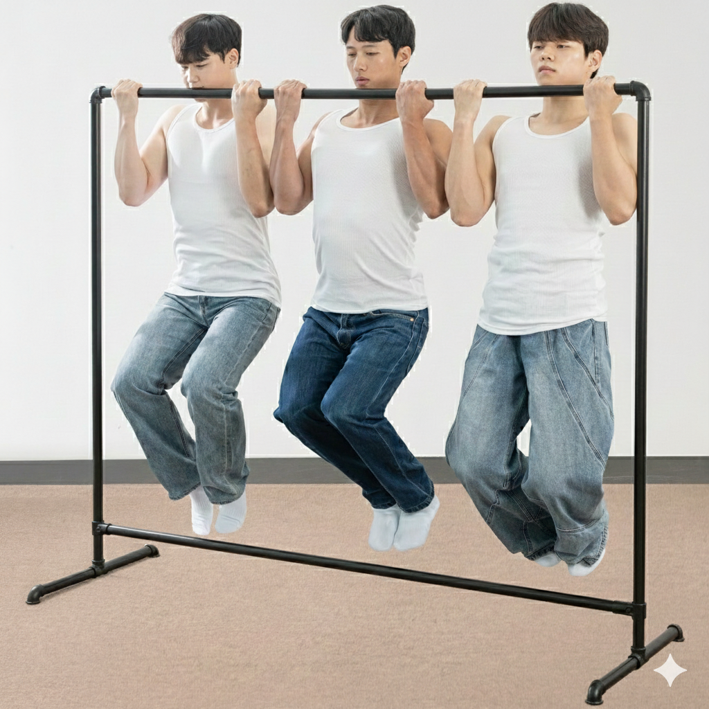 [흔들림 방지 구조] 튼튼한 철제 파이프 스탠드 옷걸이 행거 33,900원