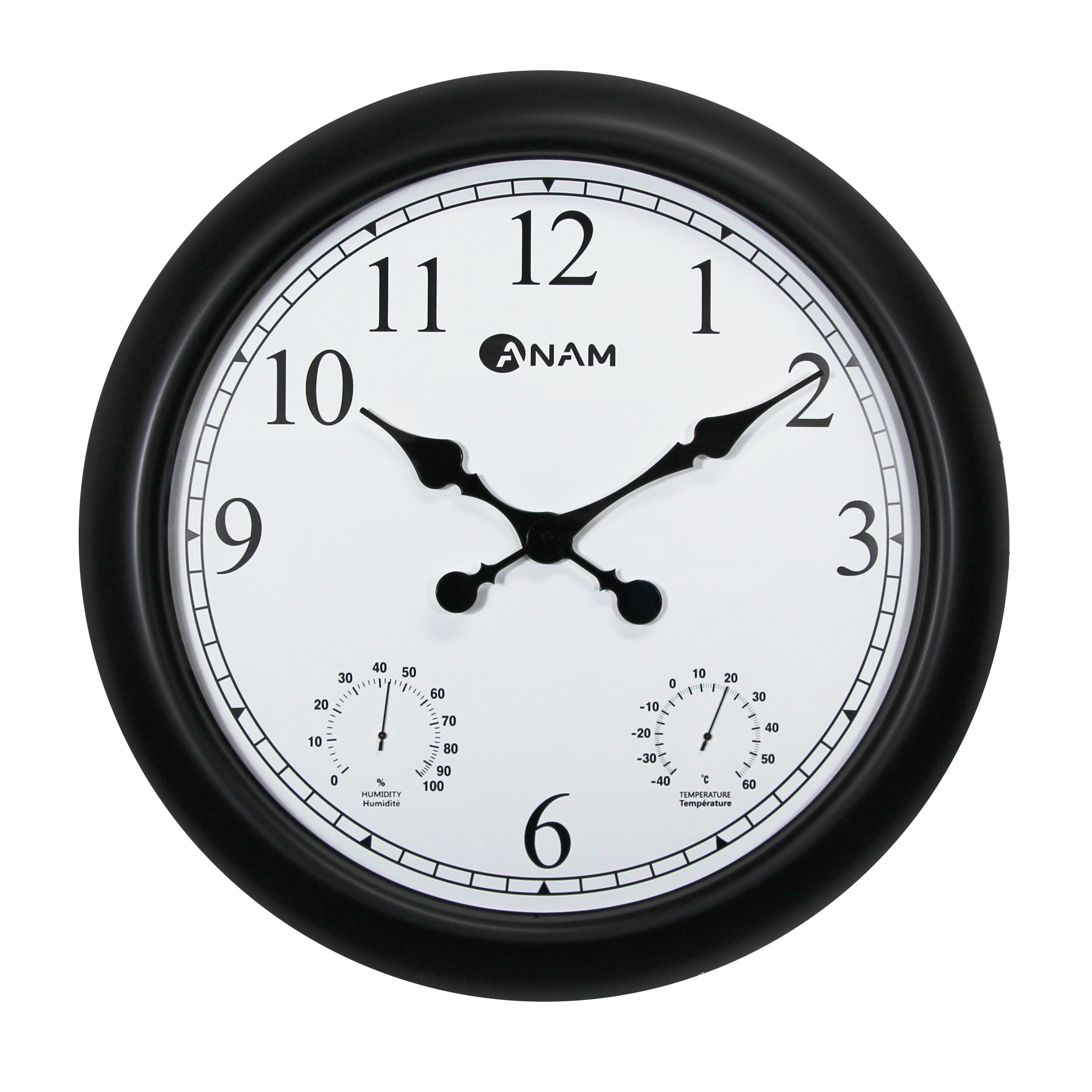 [아남시계] 아날로그 무소음 벽시계 3009 방수 욕실 수영장 정원 야외용 초대형 62cm, 블랙 68,000원
