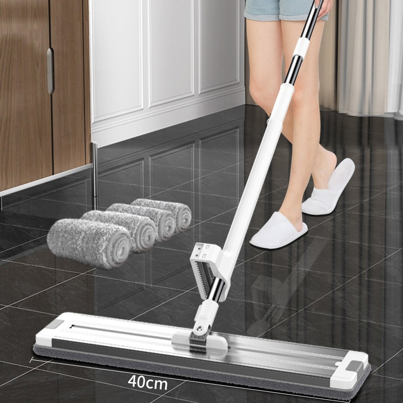 ZOZOFO 노터치 슬라이드 밀대걸레+극세사 리필4매 밀대 세트 17,900원