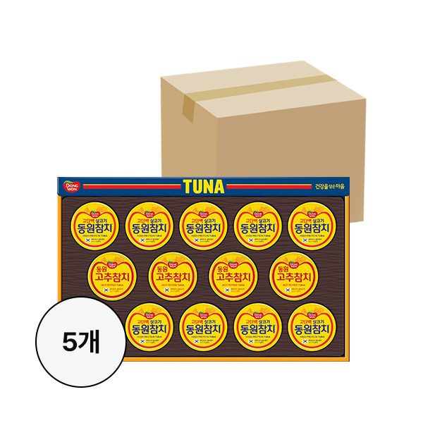 동원참치 T14호x5개(1box) 참치 캔 통조림 설 명절 선물세트 240,400원