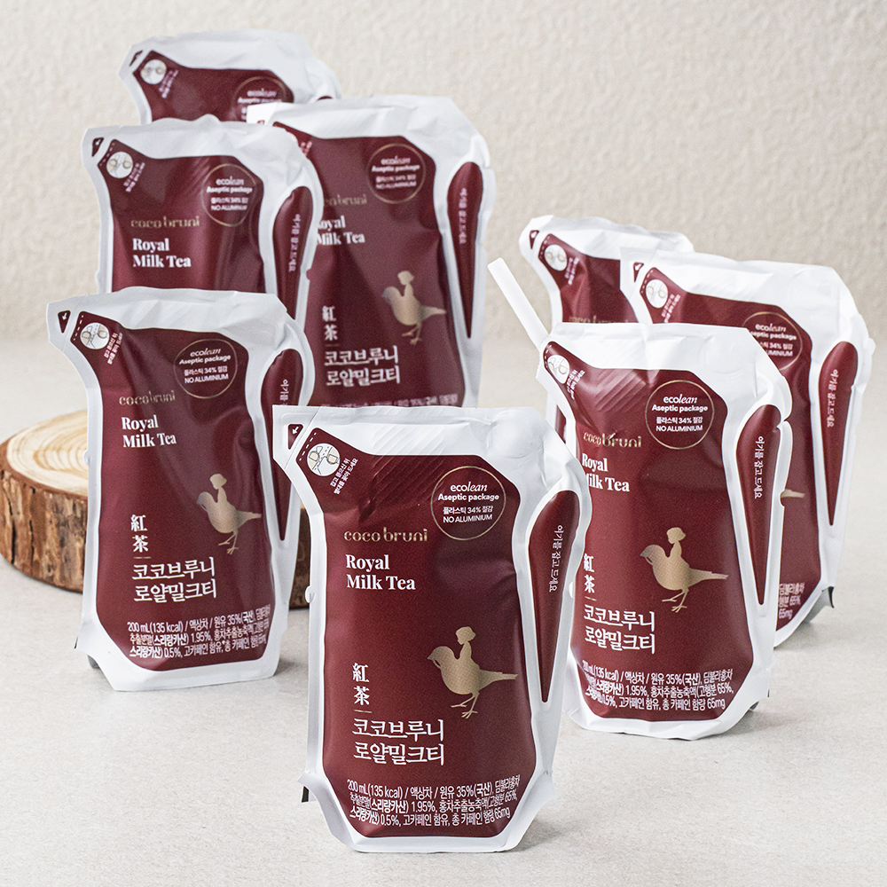 [로켓프레시] 코코브루니 로얄 밀크티, 200ml, 12개 15,610원