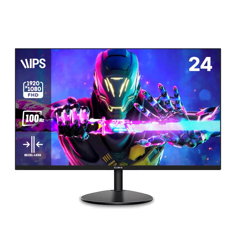 큐빅스 24인치 컴퓨터 모니터 FHD 100HZ 내장스피커 탑재 게이밍 사무용 CX-240F100 무결점, CX240F100 무결점, 60.5cm 89,000원