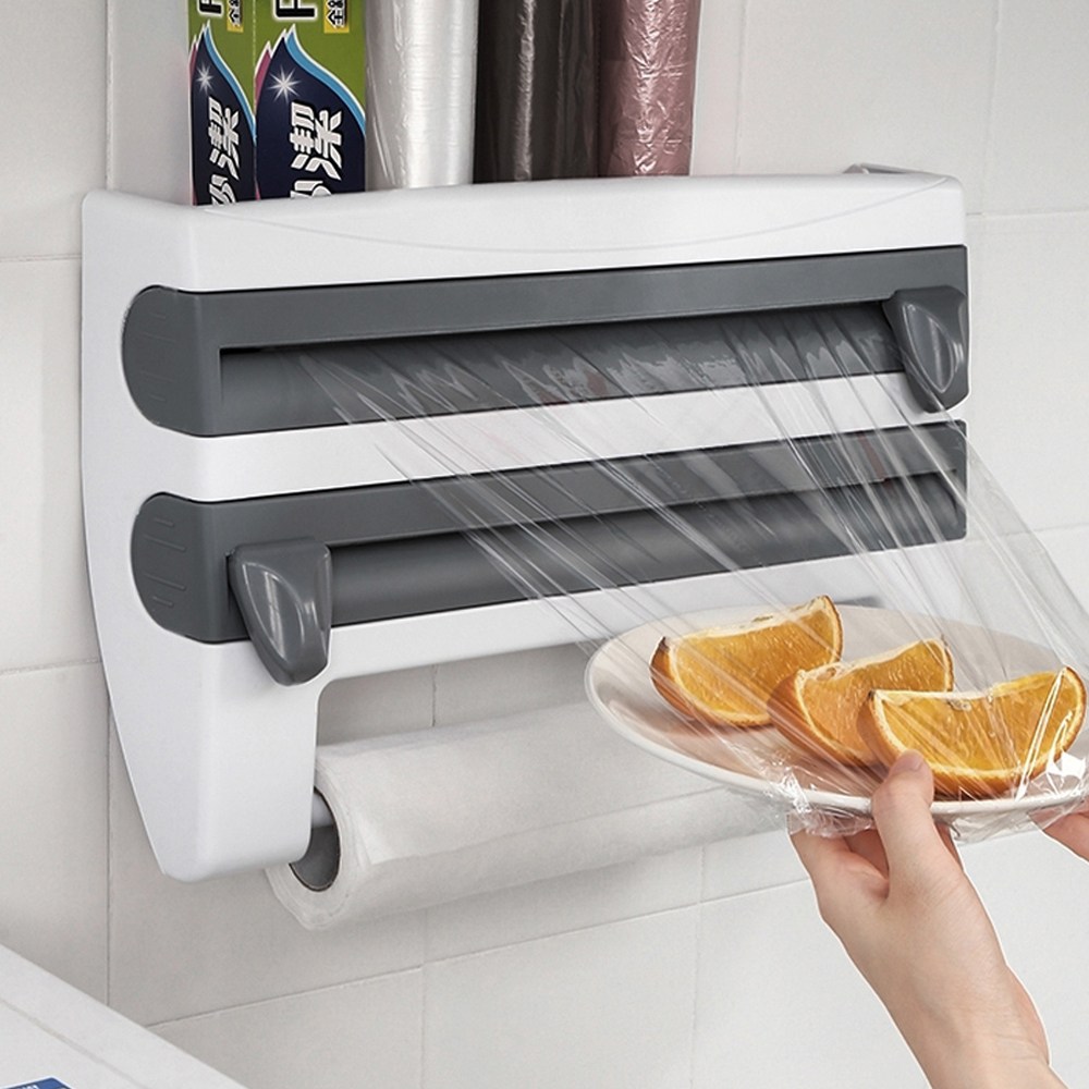 듀얼커터기 키친타올 무타공 부착형 거치대 10,630원