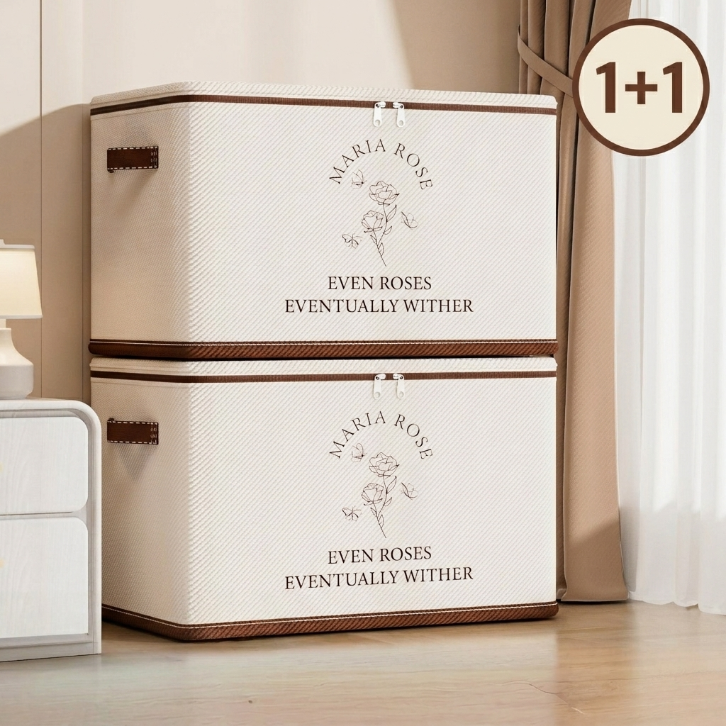 차이첸 튼튼한 리빙박스 수납박스 패브릭 이불정리함 옷보관함 다용도수납함, 2개, 베이지 39,900원