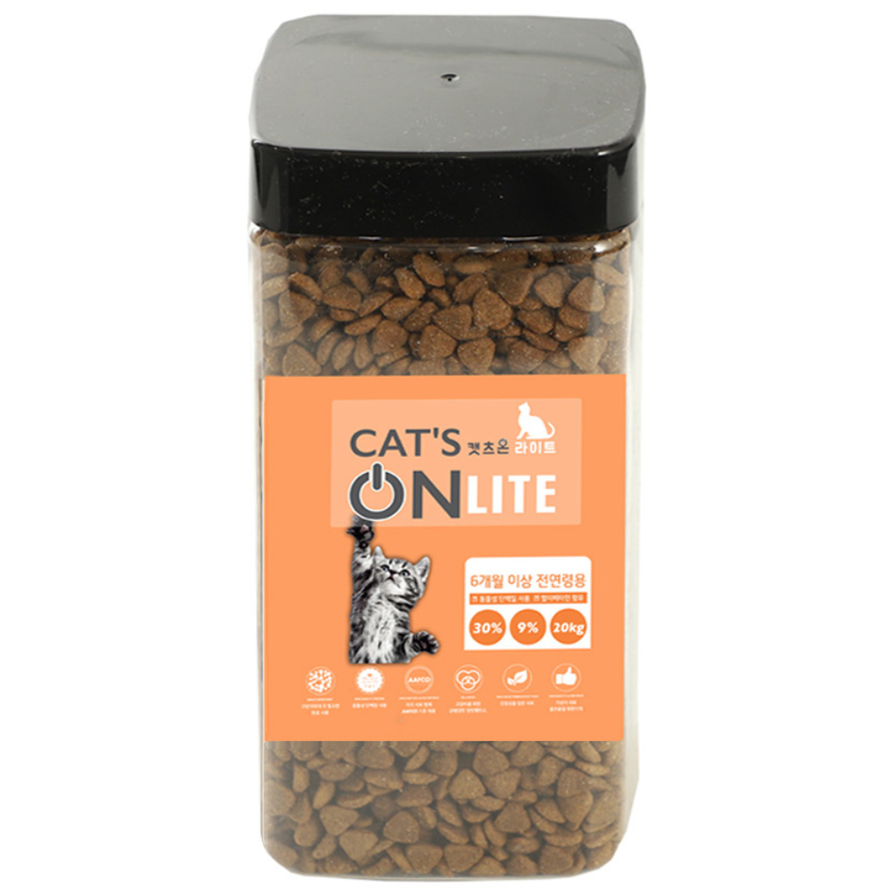 펠리코 캣츠온라이트 길고양이 길냥이 새끼 대용량 건식 밥 먹이 음식, 1개, 500g 3,500원