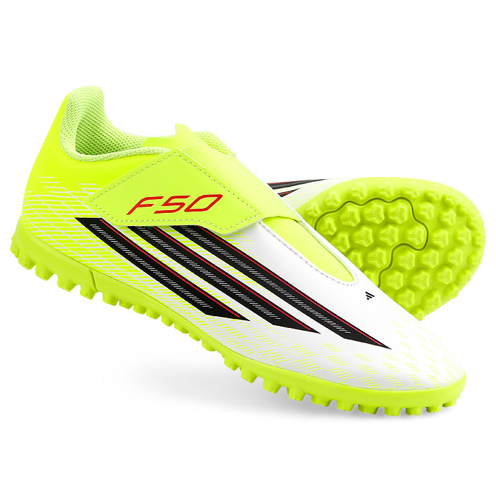 아디다스 F50 클럽 VEL 유소년용 끈 없는 벨크로 타입 인조잔디용 축구화 39,570원