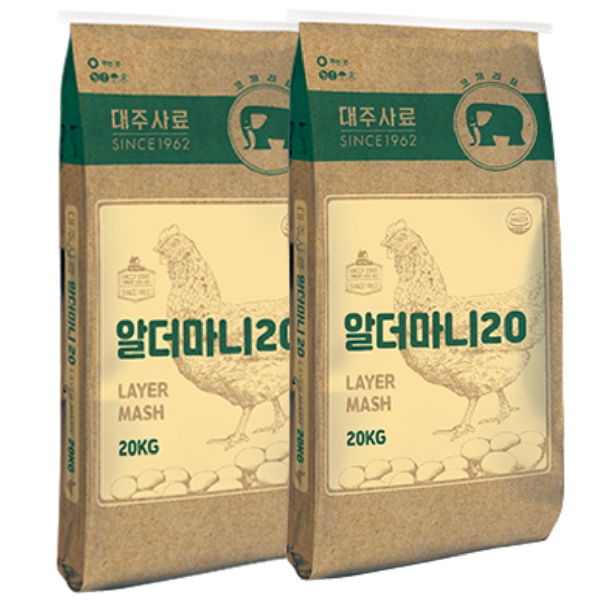산란용 닭사료 알더마니, 2개, 20kg 31,000원