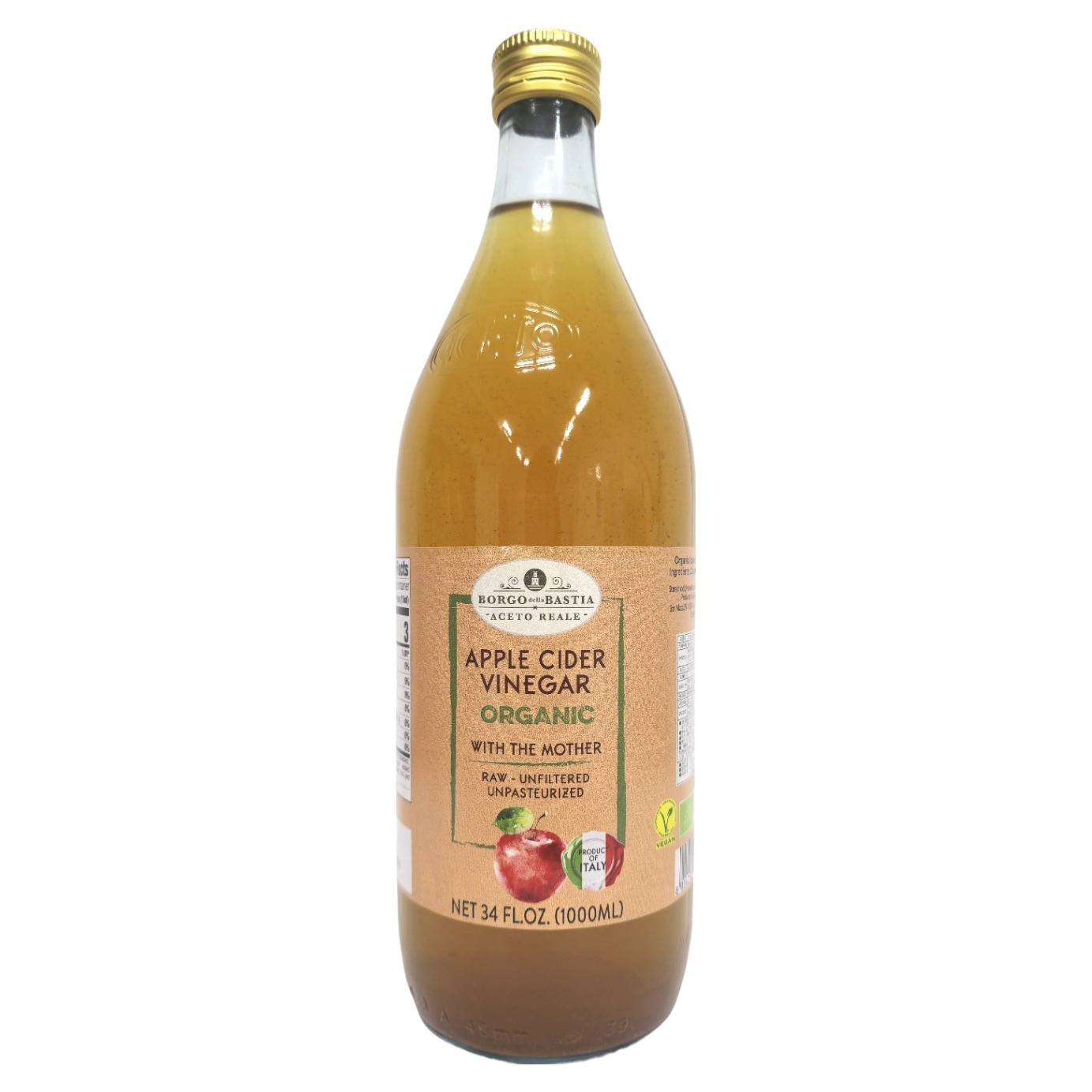 발베로 보르고델라바스티아 유기농 애플사이다 비니거, 1개, 1L 7,330원