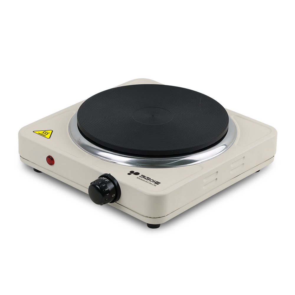 키친아트 1구 핫플레이트 전기레인지 다이얼조절 베이지 21,900원