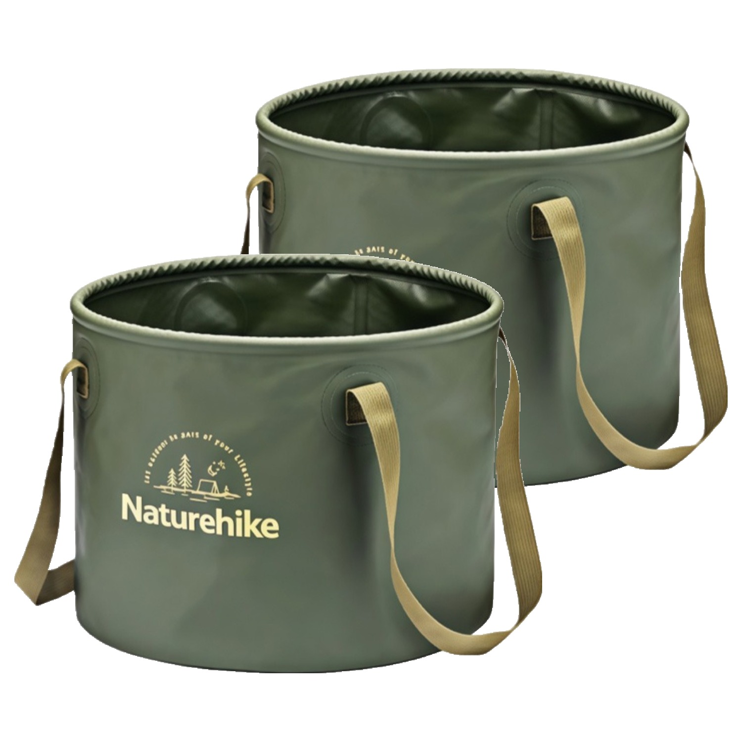 네이처하이크 휴대용 접이식 라운드형 캠핑 버킷 16,970원